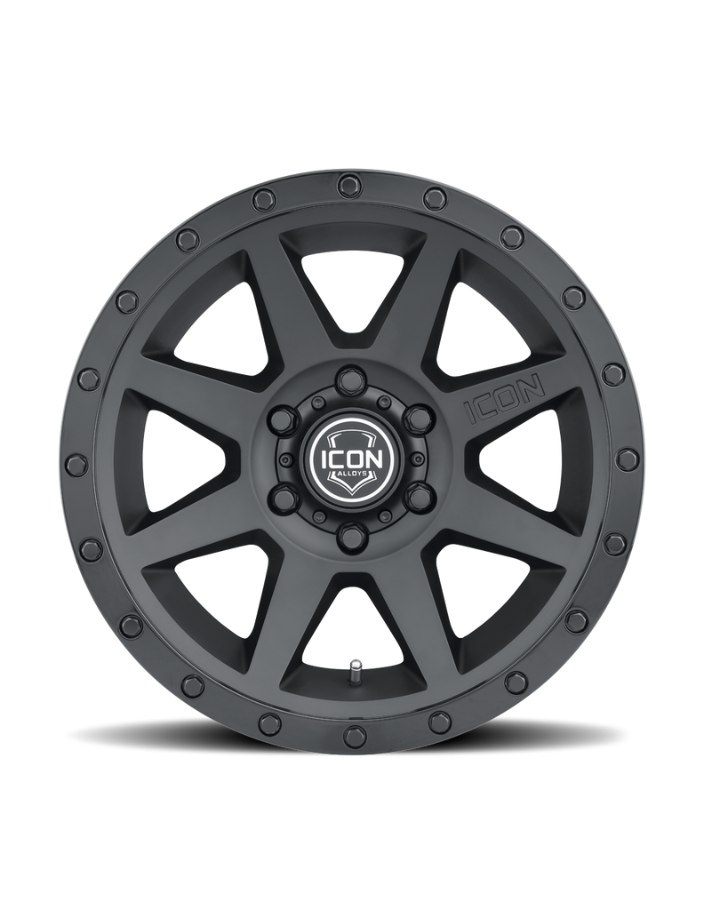 4 Llantas Rebound 17X8.5" 6X139 Double Black - Icon Alloys