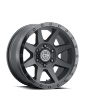 Cargar imagen en el visor de la galería, 4 Llantas Rebound 17X8.5" 6X139 Double Black - Icon Alloys