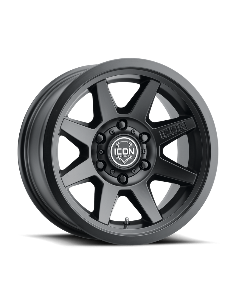 4 Llantas Rebound 17X8.5" 6X139 SLX Satin Black  - Icon Alloys