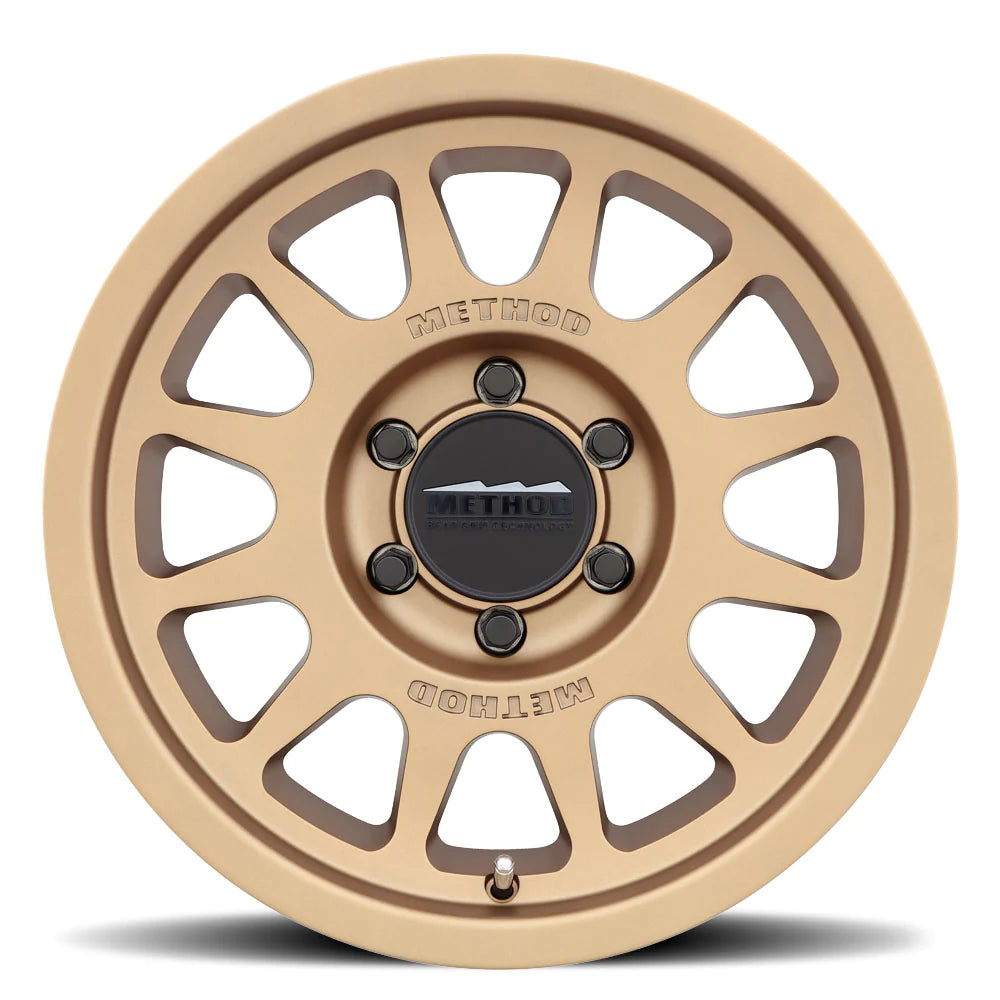 4 Llantas 703 17x9" 5x127 Bronze BeadGrip - Method Wheels