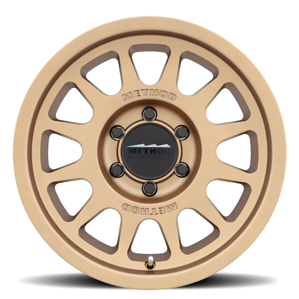 4 Llantas 703 17x9" 6x139 Bronze BeadGrip - Method Wheels - DOBLETRACCION
