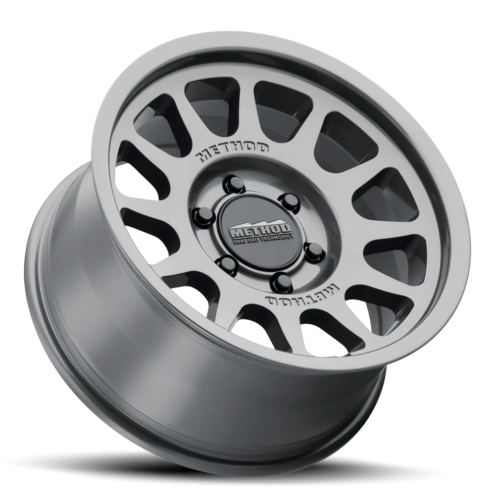 4 Llantas 703 17x9" 6x139 Gloss Titanium BeadGrip - Method Wheels - DOBLETRACCION