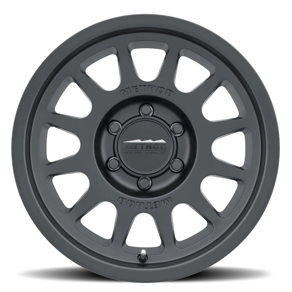 4 Llantas 703 17x9" 6x139 Matte Black BeadGrip - Method Wheels - DOBLETRACCION