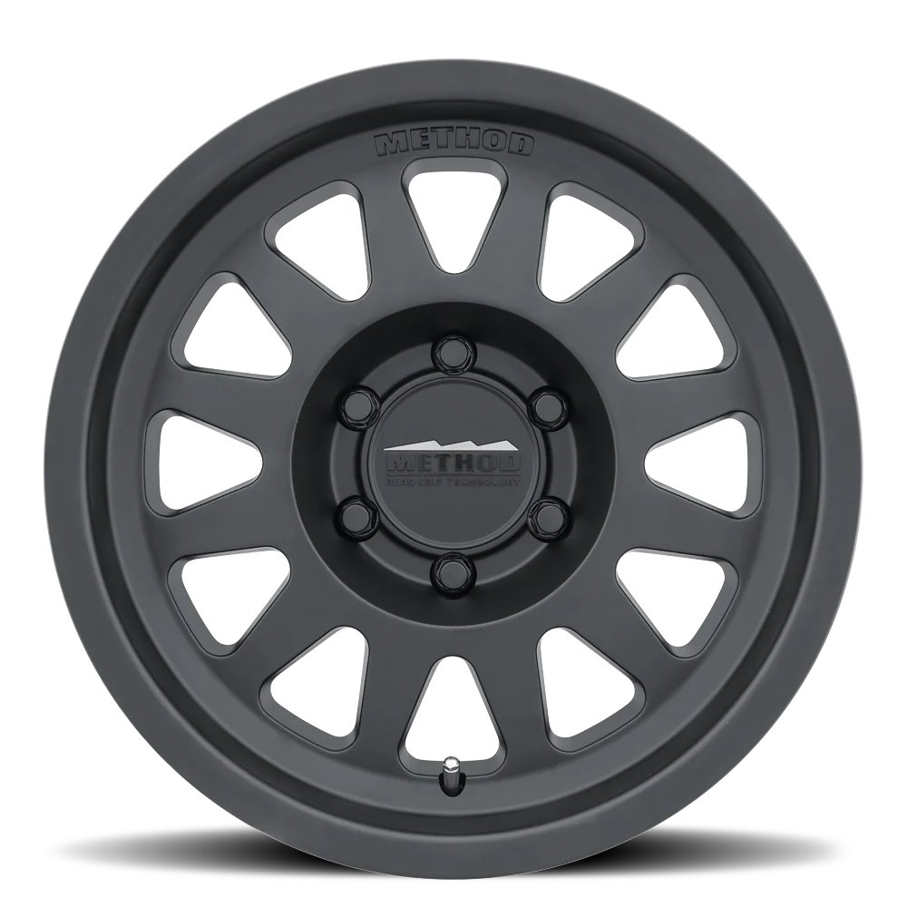 4 Llantas 704 17x8.5" 6x135 Matte Black BeadGrip - Method Wheels