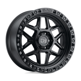 4 Llantas Kelso 17X9 6X139 Matte Black W/Black Bolts- Black Rhino - DOBLETRACCION