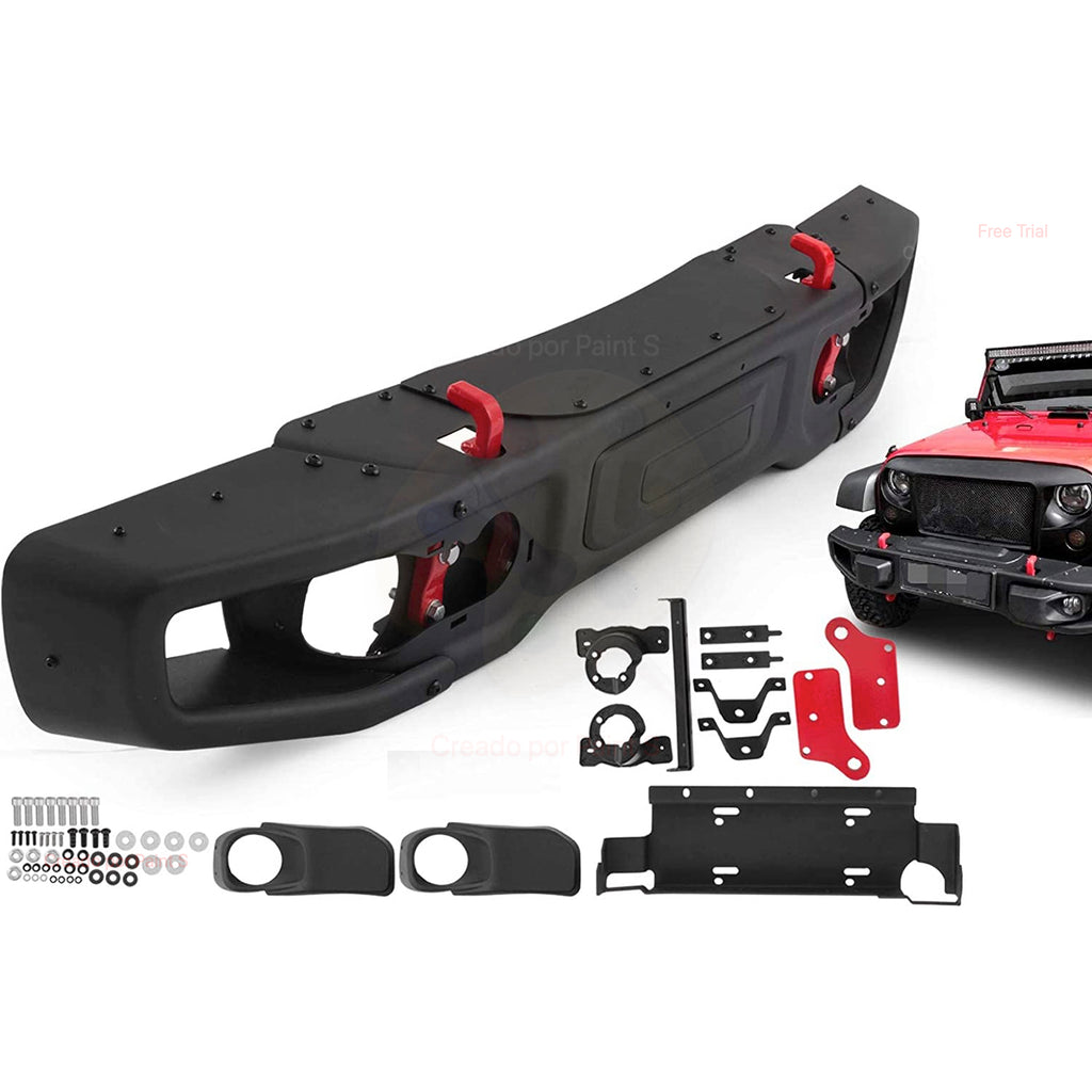 Parachoque Delantero 10th Aniversario Jeep Wrangler JK (07-18) - DOBLETRACCION