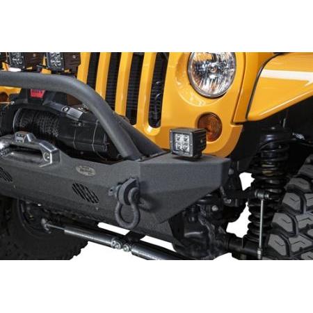 Parachoque Delantero Mid Stubby Jeep Wrangler JK (07-1JK8) - Body Armor 4x4 - DOBLETRACCION