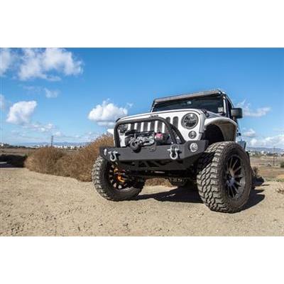 Parachoque Delantero SRC Carbine Jeep Wrangler JK (07-18) - Smittybilt - DOBLETRACCION