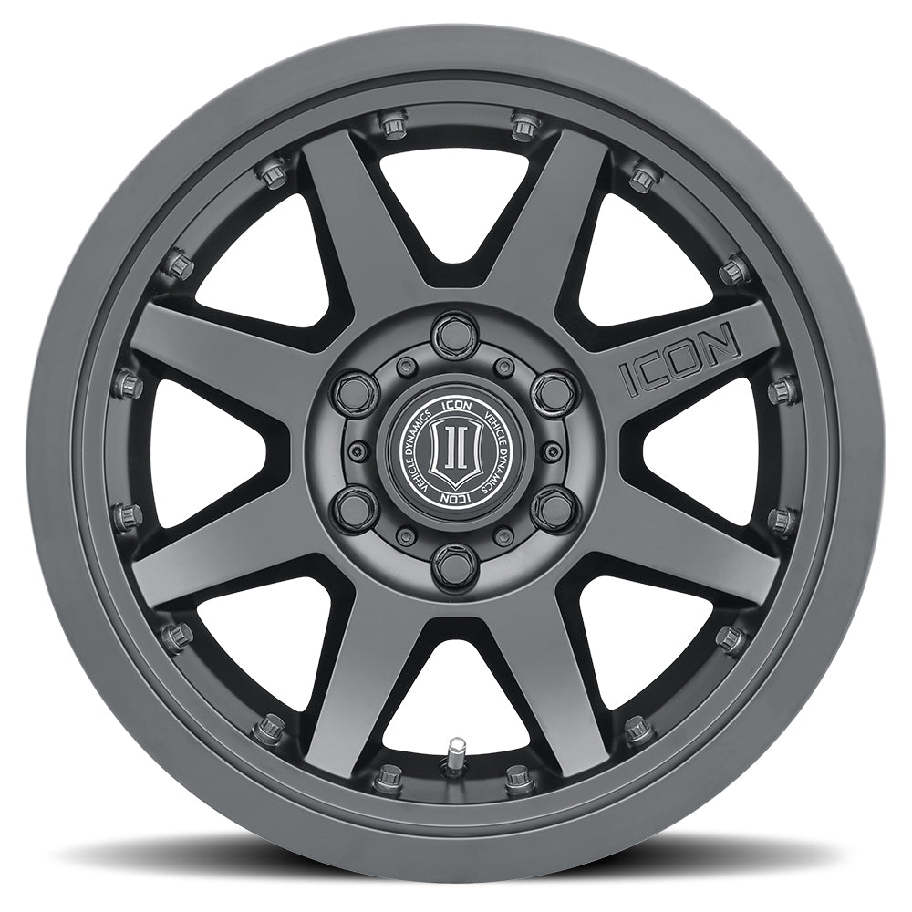 4 Llantas Rebound PRO 17x8.5 6x139 SAT Black - Icon Alloys - DOBLETRACCION