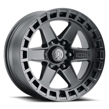 Cargar imagen en el visor de la galería, 4 Llantas Raider 17X8.5 6X139 SAT Black - Icon Alloys - DOBLETRACCION