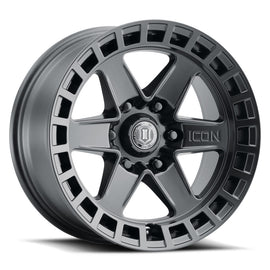 4 Llantas Raider 17X8.5 6X139 SAT Black - Icon Alloys - DOBLETRACCION