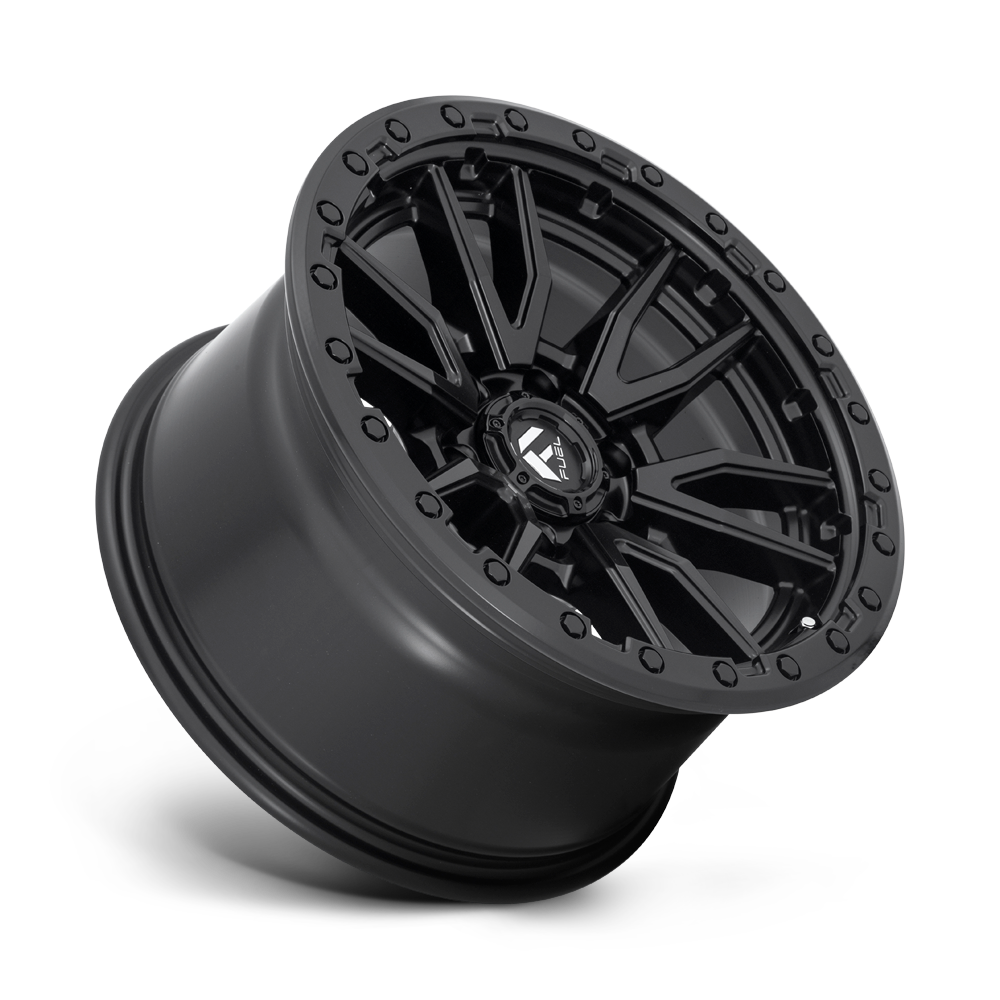 4 Llantas Rebel D679 20x10" 6x139 Matte Black - Fuel