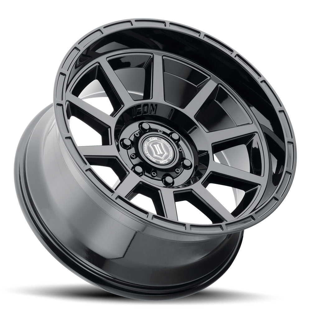 4 Llantas Recoil 20x10 6x139 GLOSS Black - Icon Alloys - DOBLETRACCION