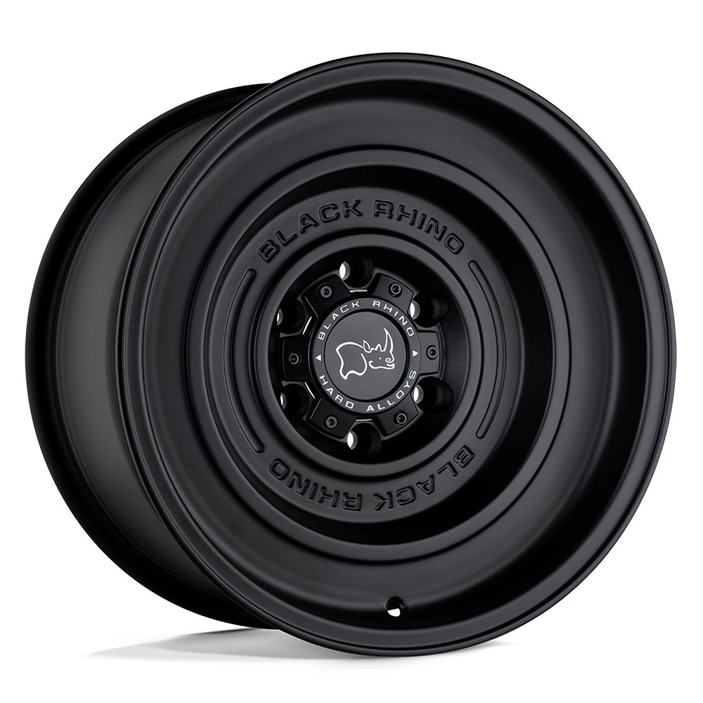 4 Llantas Solid 17X9.5 6X139 Matte Black - Black Rhino - DOBLETRACCION