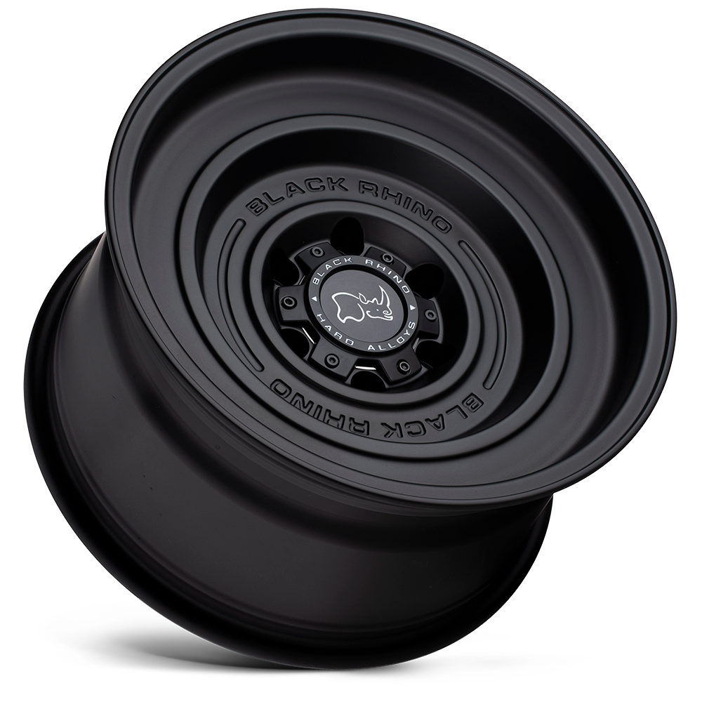 4 Llantas Solid 17X9.5 6X139 Matte Black - Black Rhino - DOBLETRACCION