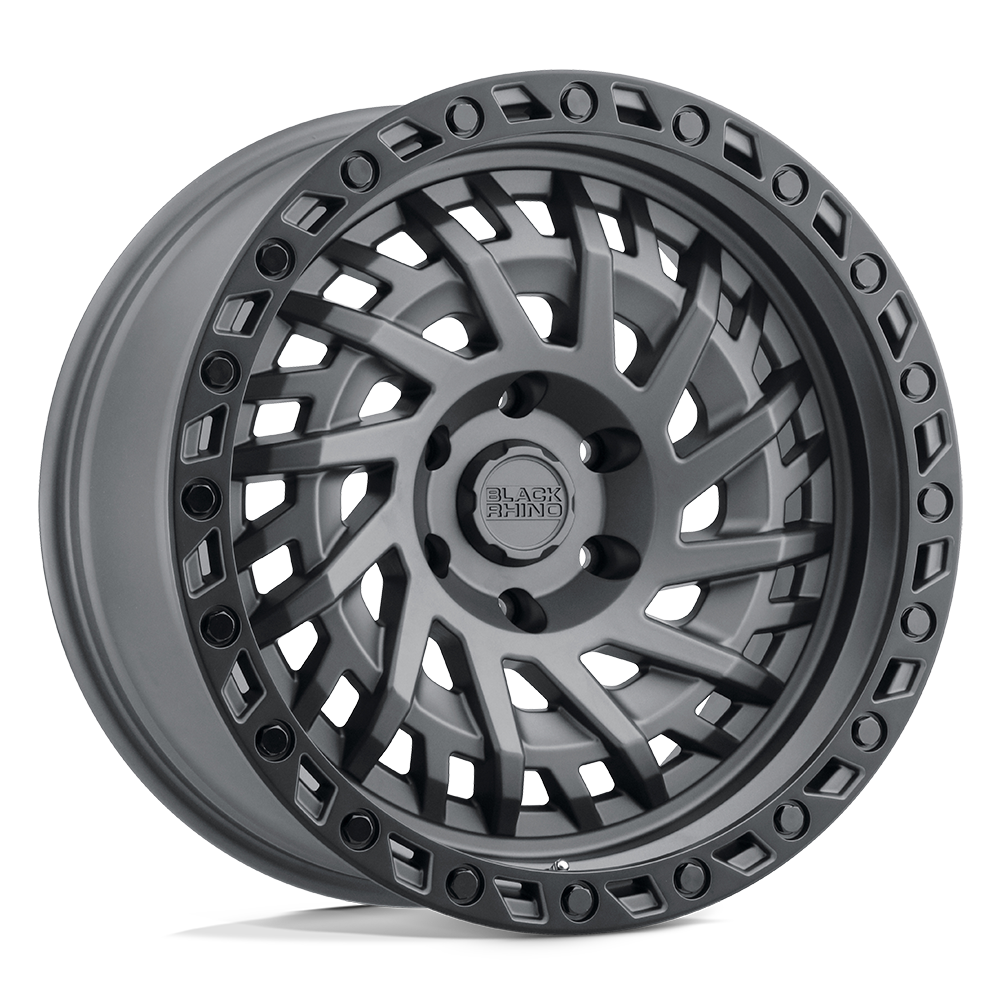 4 Llantas Shredder 17x9 6x139/0 Matte Gunmetal - Black Rhino