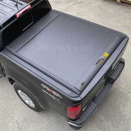 Tapa Retráctil Manual 2.0 Cubre Pick-Up Chevorlet Silverado CD (18+) - BulX15 - DOBLETRACCION