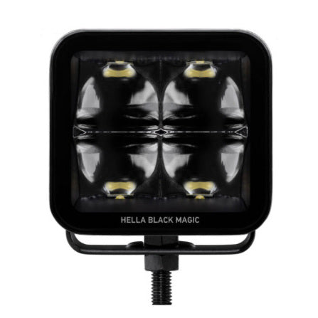 Kit Hella Black Magic Cubo 3.2 LED (par) Spot Beam - Hella