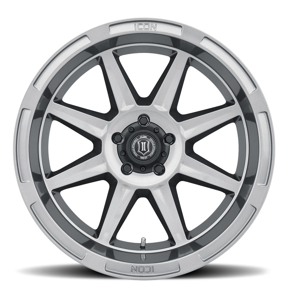 4 Llantas Bandit 20x10 6x139 GLOSS Titanium - Icon Alloys - DOBLETRACCION