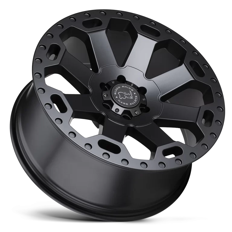 4 Llantas Warlord 17x9 6x139/-12 Matte Gunmetal - Black Rhino