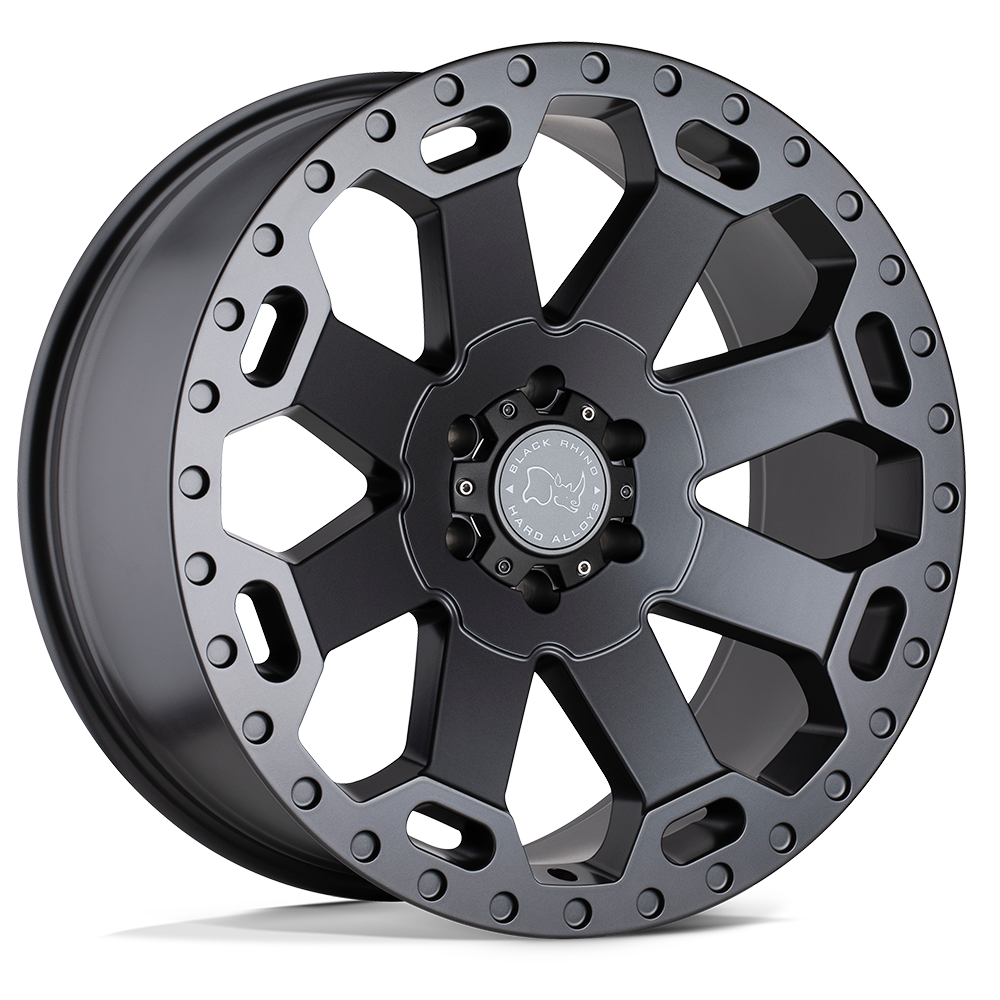 4 Llantas Warlord 20x9 6x139/12 Matte Gunmetal - Black Rhino