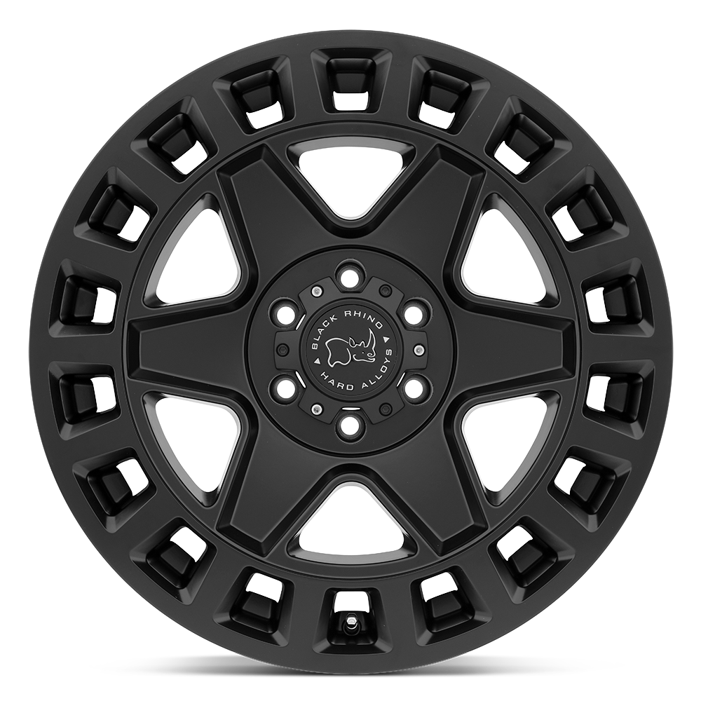 4 Llantas York 17x9 6x139/-12 Matte Black - Black Rhino