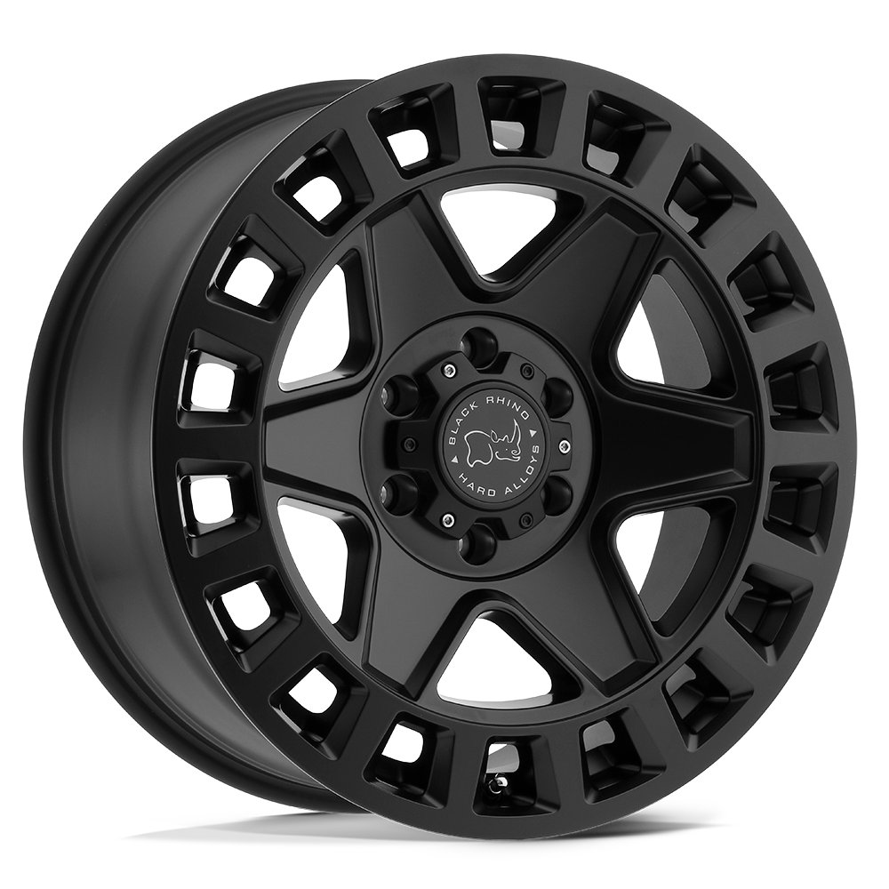 4 Llantas York 17x9 6x139/-12 Matte Black - Black Rhino