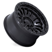 Cargar imagen en el visor de la galería, 4 Llantas Rincon FC857 17x9" 8x165/-12 Matte Black W/Gloss Black Lip- Fuel