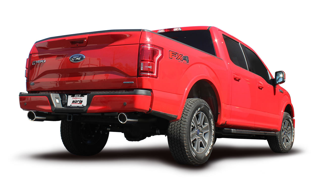 Sistema de Escape S-Type Bright Chrome F150 (15-20) 3.5L EcoBoost /  5.0L V8  - Borla