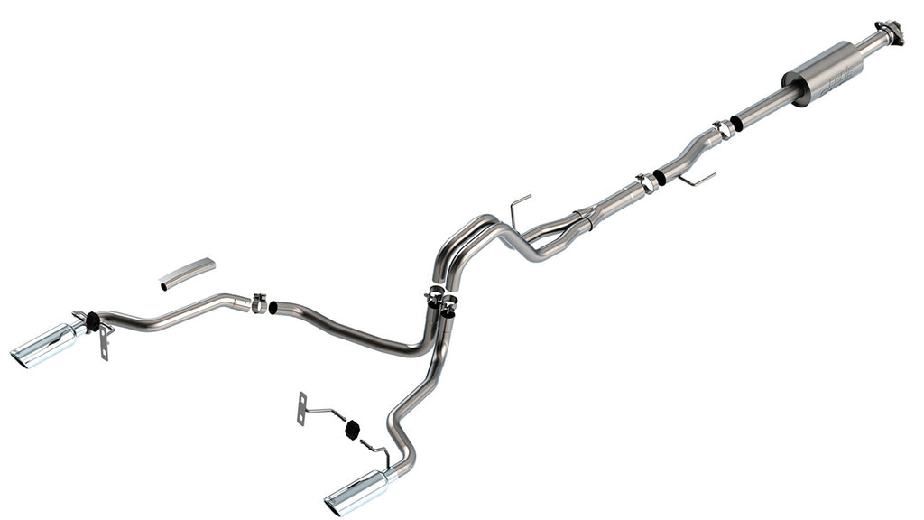 Sistema de Escape ATAK Bright Chrome F150 (21+) 3.5L EcoBoost - Borla