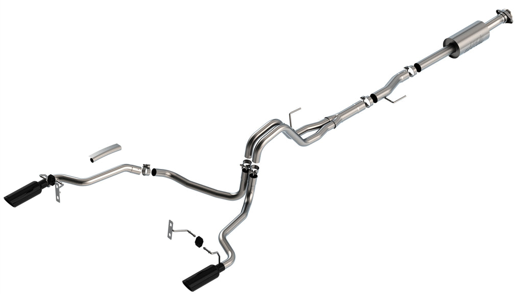 Sistema de Escape Stype Black Chrome F150 (21+) 3.5L EcoBoost - Borla