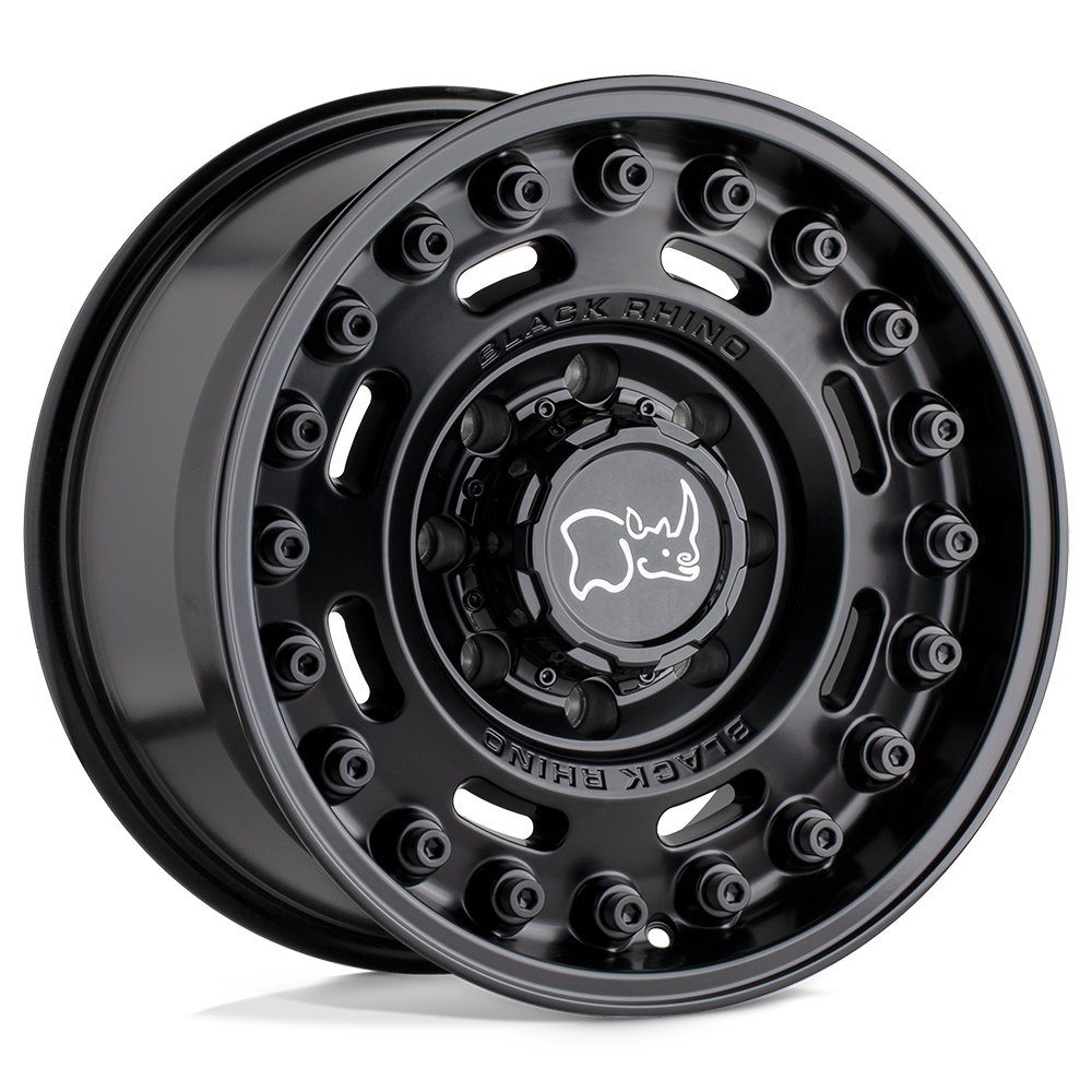 4 Llantas Axle 17X9.5 6X139 Matte Black - Black Rhino - DOBLETRACCION 