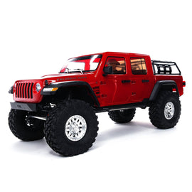 Auto a Control Remoto RC Jeep Wrangler Gladiator JT 1/10 4WD Rojo - Axial - DOBLETRACCION 