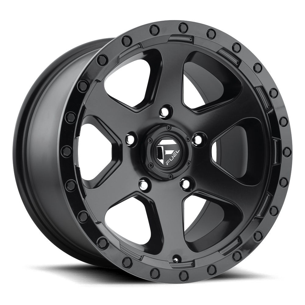 4 Llantas Ripper D589 17X9″ 6X139 Black - Fuel - DOBLETRACCION 