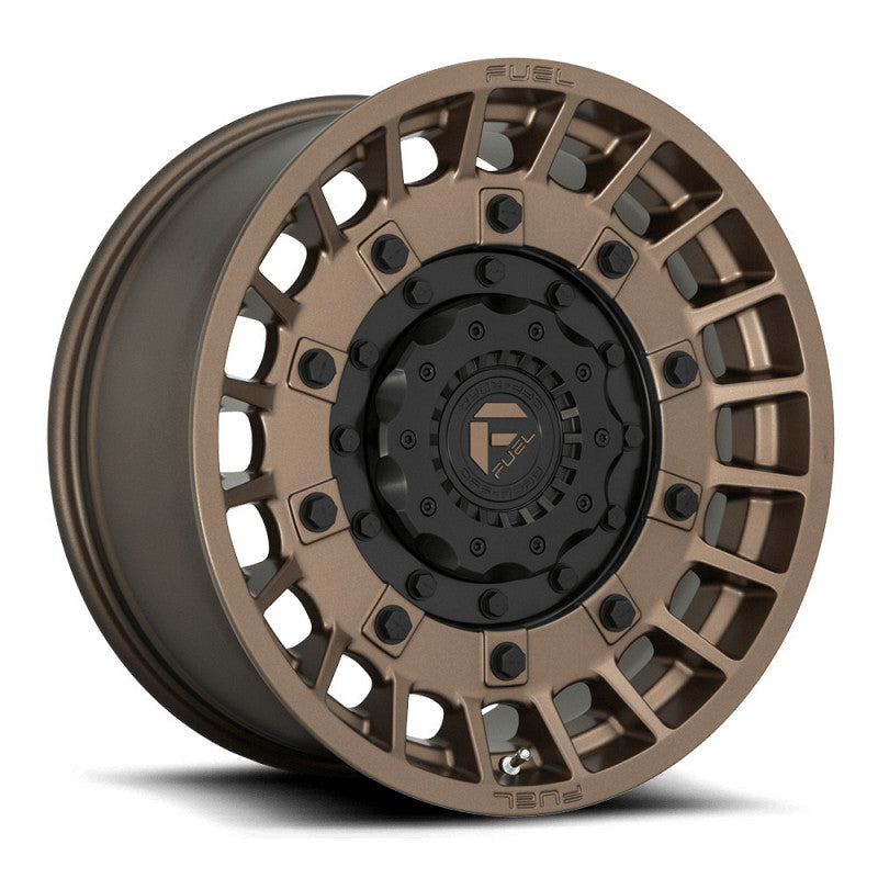 4 Llantas Militia D725  20x10 6x135/139 Matte Bronze - Fuel - DOBLETRACCION 