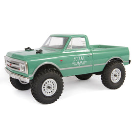 Auto a Control Remoto RC Chevrolet C10 1967 1/24 4WD Verde - Axial - DOBLETRACCION 
