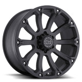 4 Llantas Sidewinder 17X9.0 6X139/  Matte Black - Black Rhino