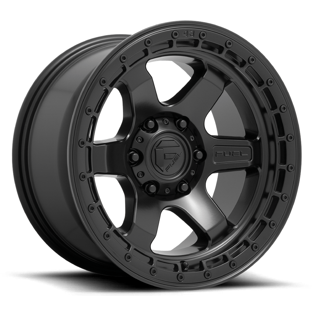 4 Llantas Block D750 17x9 6x139 Black - Fuel - DOBLETRACCION 