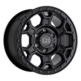 4 Llantas Midhill 17x8 6x130 Matte Black w/ GunMetal Bolts - Black Rhino