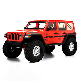 Auto a Control Remoto RC Jeep Wrangler JLU 1/10 4WD Naranjo - Axial - DOBLETRACCION 