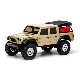 Auto a Control Remoto RC Jeep Wrangler Gladiator JT 1/24 4WD Beige - Axial - DOBLETRACCION 
