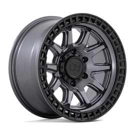 4 Llantas Calico 17x8,5 6x139 Mate GunMetal w/ Matte Black Lip - Black Rhino - DOBLETRACCION 