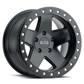 4 Llantas Crawler 17X9.5 6X139  Matte Black - Black Rhino - DOBLETRACCION 