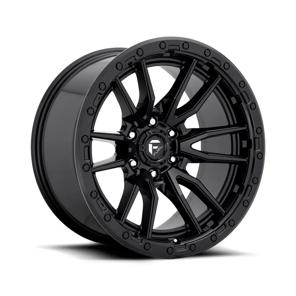 Juego de 4 Llantas Rebel Black 18x9 6x139 ET-12 - Fuel