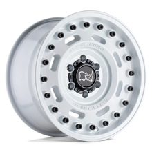 Cargar imagen en el visor de la galería, 4 Llantas Axle 20x9.5 5x130/25 Gloss White - Black Rhino