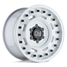 Cargar imagen en el visor de la galería, 4 Llantas Axle 20x9.5 5x130/25 Gloss White - Black Rhino