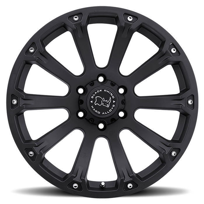 4 Llantas Sidewinder 20X9 6X139  Matte Black  - Black Rhino - DOBLETRACCION 