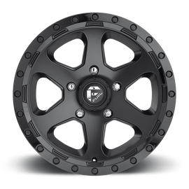 4 Llantas Ripper D589 17X9″ 5X139 Black - Fuel - DOBLETRACCION 