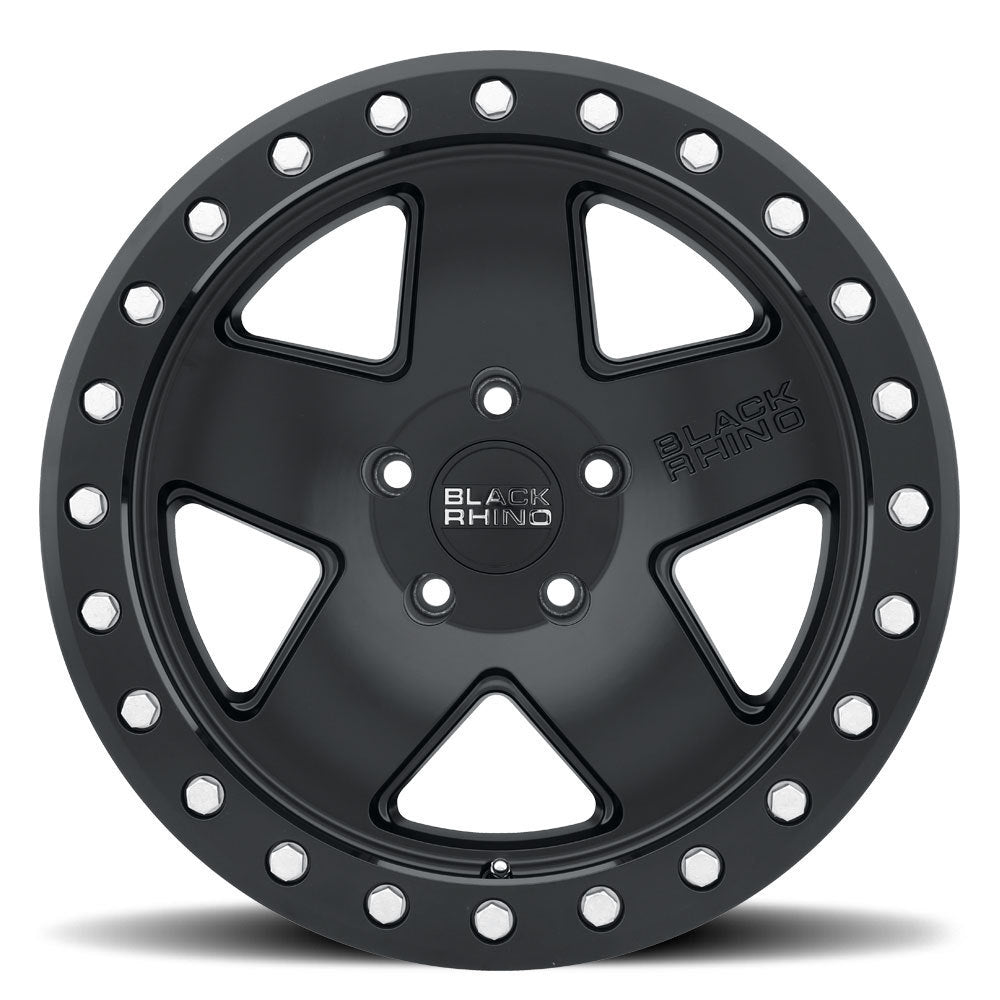4 Llantas Crawler 17X8.5 6X139  Beadlock Matte Black - Black Rhino - DOBLETRACCION 