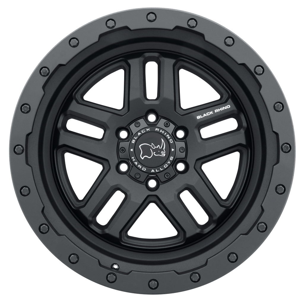 4 Llantas Barstow  20x9 6x135 Matte Black F150 - Black Rhino - DOBLETRACCION 